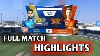 MI VS SRH FULL MATCH HIGHLIGHTS  Mumbai Vs Hyderabad Match 8 Highlights IPL 2021 #MIVSSRH