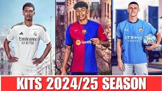 New Leaked & Confirmed Football Kits for 202425 Season   Man United  Real Madrid  Barcelona