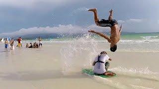 Epic Skimboarding Tricks and Jumps  People Are Awesome