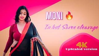 MONI in the hot Saree navel show  UpScaled version 