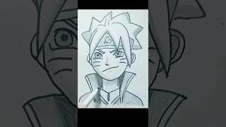 How To Draw Boruto Uzumaki #drawing #boruto #shorts #viral