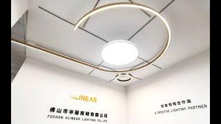 Circular lamps curved lamps bending aluminum profiles hlinear lighting