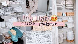 LINEN CLOSET MAKEOVER 2020 ⎮ORGANIZATION ⎮EASY AND ON A BUDGET