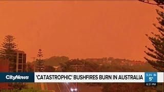 Fires continue to burn in California and Australia