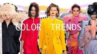 Color Trends - SpringSummer 2019