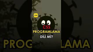 CSS Programlama Dili Mi?