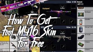 How To Get M416 Fool Skin For Free  PUBG Mobile Clip  ProtoSam  #Shorts