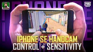 IPhone se 2020 handcam Control and sensitivity in 2023 PUBG MOBILE