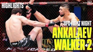 Magomed Ankalaev vs Johnny Walker 2  UFC Fight Night  DAZN Highlights