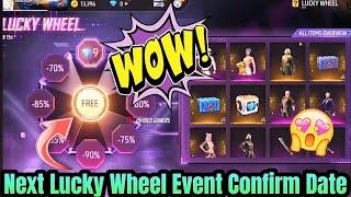 Upcoming Lucky Wheel Confirm Date  Next Lucky Wheel Event Confirm  FF Upcoming Lucky Wheel Event