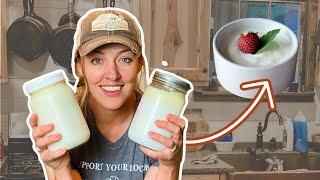 The EASY Way to Make Homemade Yogurt with fewer dishes