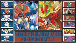 MYTHICAL vs PARADOX LEGENDS  Epic Pokémon Battle