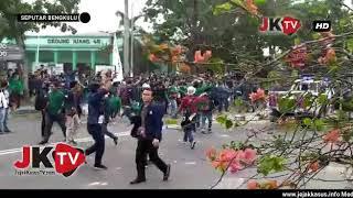 Tolak RUU Demo Maha Siswa Bengkulu Ricuh