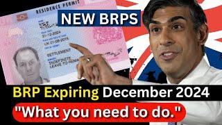 What You Must Do New Biometric Residence Permits in the UK in 2024 UK BRP Card Expiring BRPS