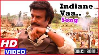 Lingaa Tamil Movie Songs HD  Rajinikanth convinces the villagers to build dam  Indiane Vaa Song HD