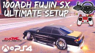 CarX Drift Racing Online - 100ADH Fujin SX Ultimate Drift Setup Controller + Wheel Tune