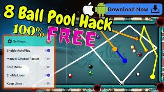 8 Ball Pool Cheats  Guide Line Aim Tool 100% Safe ️ 8 Ball Pool Hack Android & iOS 