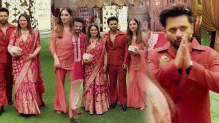 Rahul Vaidya With Wife Disha Parmar And Family Exit Video From Anant Radhika Haldi Ceremony