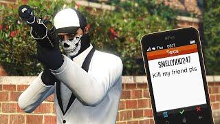 I became a Personal Hitman for Random Players Online GTA 5