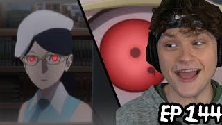 SARADA IS INSANE IN BORUTO  Boruto REACTION Episode 144