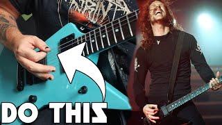 How to Downpick like James Hetfield