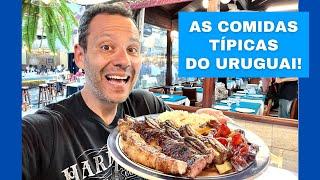 AS COMIDAS TÍPICAS DO URUGUAI - PROVEI OS PRATOS MAIS FAMOSOS E UMA CERVEJA URUGUAIA