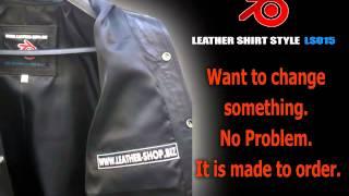 Lambskin Leather Shirt LS015