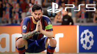  FIFA 21 NEXT GEN  Barcelona vs PSG - Champions League Final ● Broadcast Camera Gameplay  PS5