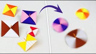 The TOY SPINS simple paper without glue