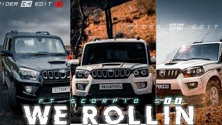 WE ROLLIN FT. SCORPIO S11  EDIT Whatsapp statusAttitude statusScorpio StatusRIDER 04 EDIT