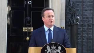 David Cameron Announces Resignation As Prime Minister