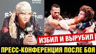 Шара Буллет нокаут и слова после боя против Троколи  Пресс-конференция UFC