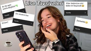 LİSE TAVSİYELERİ⭐️ lisenin ilk günü neler yapmalıyıziyikilerkeşkeler…