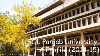 USOL Panjab University A Profile 2014-15