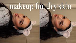 makeup for dry skin  my tips