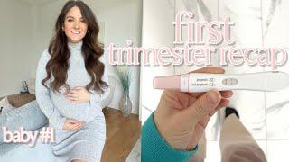 FIRST TRIMESTER RECAP shocking symptoms cravings baby bump