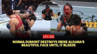 UFC 306 Results Norma Dumont Wins Bloody Battle with Irene Aldana