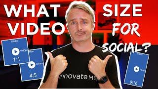 Social Media VIDEO SIZES & RATIOS Video Size Guide for 2024