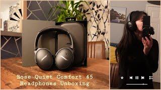 Bose Quiet Comfort 45 Headphones Unboxing 