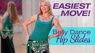 EASIEST Belly Dance Step - Hip Slide Tutorial