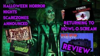 Haunters Podcast HHN Scarezones Fiends Returns Red Vein Escape Review