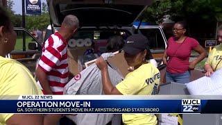 Ga. Southern students move into Armstrong and Statesboro campuses