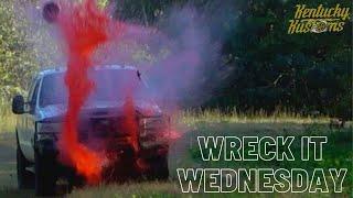 Ford F-350 vs JELLO  55 GALLONS Wreck It Wednesday