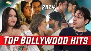 Waleska & Efra react to Top BollywoodHindi Hits of 2024 So Far 