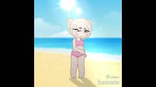 embarrassment  #edit #shortsfeed #editing #gacha #gachaclub #funimate #beach #swim #embarrassing