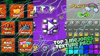 Top 3 mejores texture pack  Geometry dash 2.11