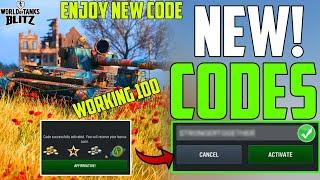 NEW CODES️World Of Tanks Blitz Bonus Codes - WOT Blitz Codes  - wot Codes  2024