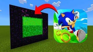 How To Make A Portal To The Sonic Dash Dimension in Minecraft