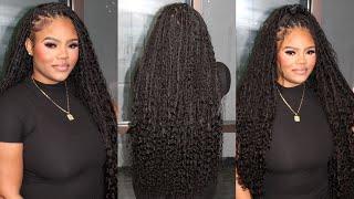 Crochet Boho Box Braids  Illusion Crochet Method  YWIGS