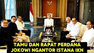 Suasana Rapat Perdana PRESIDEN JOKOWI Ngantor ISTANA Garuda IKN  Pak BASUKI Sampaikan Hasilnya